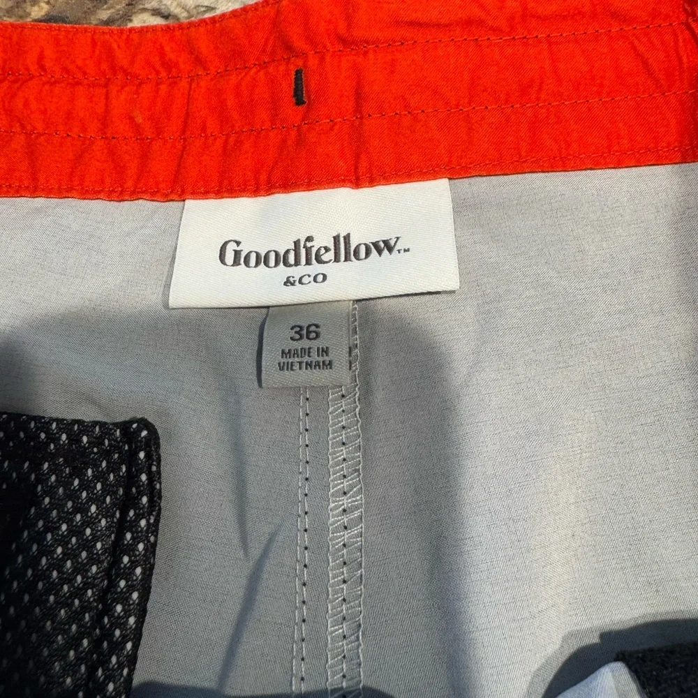 Goodfellow & Co Black and Gray Board Shorts